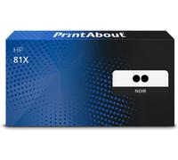 Toner compatible HP 81X (CF281X) - 2x Noir - Grande capacité - Multipack