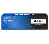 Toner compatible Kyocera TK-5150K - 4 couleurs - Multipack