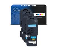 Toner compatible Kyocera TK-5230K - 4 couleurs - Multipack