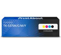 Toner compatible Kyocera TK-5370K/C/M/Y - 4 couleurs - Multipack