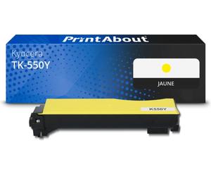 Toner compatible Kyocera TK-550Y - Jaune