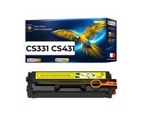 Toner compatible Lexmark 20N20Y0 Jaune 1500 pages pour CS331dw CS431dw CX331adwe CX431adw
