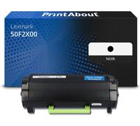 Toner compatible Lexmark 50F2X00 (502X) - Noir - Grande capacité