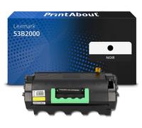 Toner compatible Lexmark 53B2000 - Noir