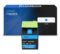 Toner compatible Lexmark 71B20C0 - Cyan