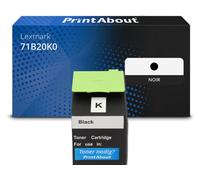 Toner compatible Lexmark 71B20K0 - Noir