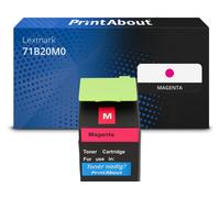 Toner compatible Lexmark 71B20M0 - Magenta