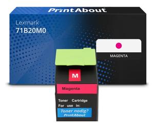 Toner compatible Lexmark 71B20M0 - Magenta