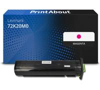 Toner compatible Lexmark 72K20M0 - Magenta