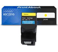 Toner compatible Lexmark 80C2SY0 (802S) - Jaune