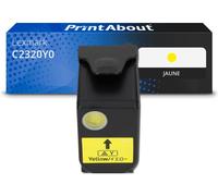Toner compatible Lexmark C2320Y0 - Jaune