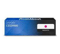 Toner compatible Lexmark C332HM0 - Magenta - Grande capacité