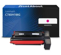 Toner compatible Lexmark C780H1MG - Magenta - Grande capacité