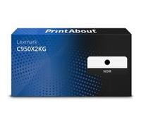 Toner compatible Lexmark C950X2KG - Noir - Très grande capacité