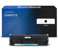 Toner compatible Lexmark E360H11E - Noir - Grande capacité