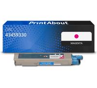 Toner compatible OKI 43459330 - Magenta