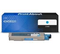Toner compatible OKI 43459331 - Cyan