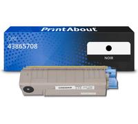 Toner compatible OKI 43865708 - Noir