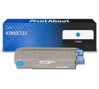 Toner compatible OKI 43865723 - Cyan