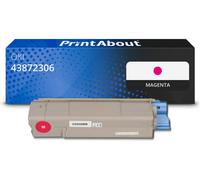 Toner compatible OKI 43872306 - Magenta