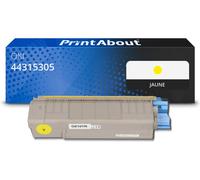 Toner compatible OKI 44315305 - Jaune