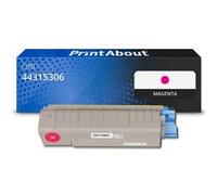 Toner compatible OKI 44315306 - Magenta