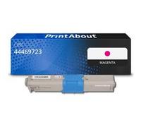 Toner compatible OKI 44469723 - Magenta - Grande capacité