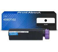 Toner compatible OKI 45807102 - Noir