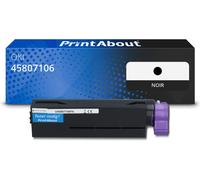 Toner compatible OKI 45807106 - Noir