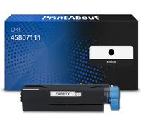 Toner compatible OKI 45807111 - Noir