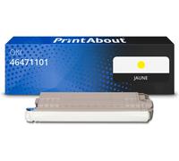 Toner compatible OKI 46471101 - Jaune