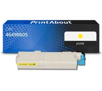 Toner compatible OKI 46490605 - Jaune