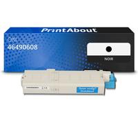 Toner compatible OKI 46490608 - Noir