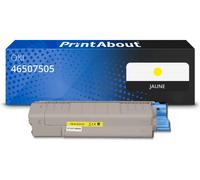 Toner compatible OKI 46507505 - Jaune