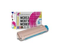 Toner compatible OKI MC853 / MC873 / MC883 (45862839) cyan - 123CONSOMMABLES
