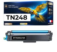 Toner Compatible pour Brother TN248XL Cyan 2300 Pages Qualitoner