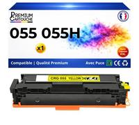 Toner compatible pour Canon 055H 3017C002 3013C002 Jaune 6000 Pages