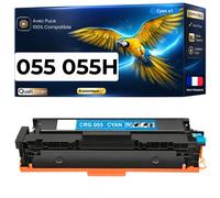 Toner compatible pour Canon 055H 3019C002 3015C002 Cyan 6000 Pages