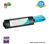 Toner Compatible Pour Epson Aculaser C1100 Cyan ( C13S050189 )