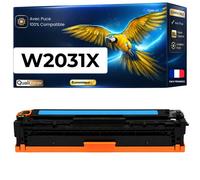 Toner compatible pour HP W2031X 415X Cyan 6000 Pages
