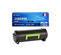 Toner compatible pour Lexmark 24B6890 Noir 21 000 Pages
