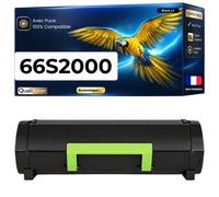 Toner compatible pour Lexmark 66S2000 Noir 5000 Pages