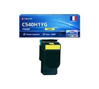 Toner compatible pour Lexmark C540H1YG Jaune 2000 Pages