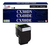 Toner compatible pour Lexmark CX310, CX310dn, CX310n, 80C2SK0 Noir - 2 500 pages G
