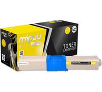 Toner Compatible Pour Oki C310 44469704 - Jaune - Pour Oki C300 C310 C330 C 331 C510 C511 C530 C531 Mc351 Mc352 Mc361 Mc362 Mc561 Mc562 Dn Dnw