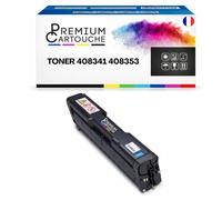 Toner compatible pour Ricoh MC250 408341 Cyan 6 300 Pages