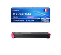 Toner compatible pour Sharp MX-36GTMA MX36GTMA Magenta 15000 Pages
