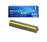 Toner compatible pour Sharp MX31GTYA MX-C31GTY Jaune 15000 Pages