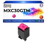 Toner compatible pour Sharp MXC30GTM MX-C30GT-M Magenta 6000 Pages