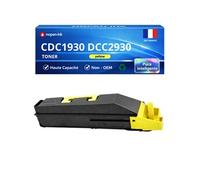 Toner compatible pour Triumph-Adler CDC1930 DCC2930 653010016 Jaune 15000 Pages